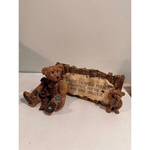 Vintage Boyds Bears Grenville & Neville “The Sign” 1993 Figurines